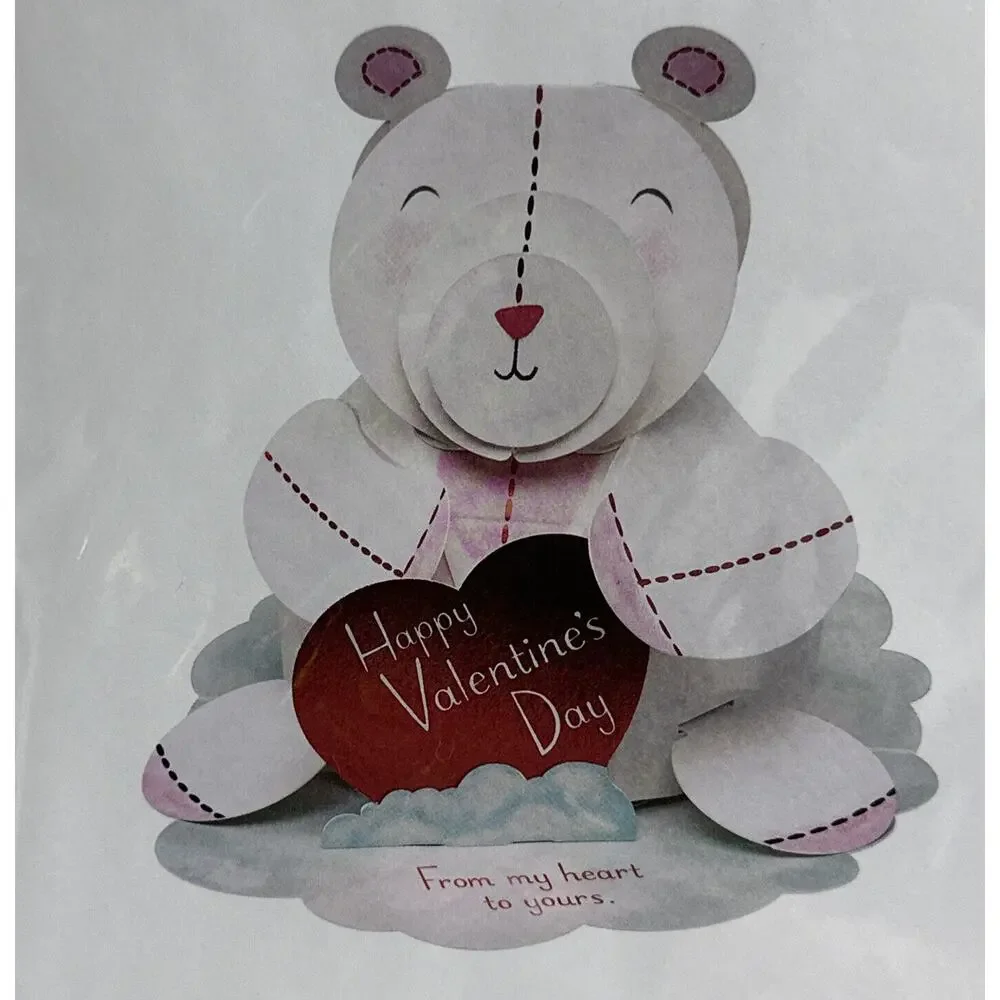 American Greetings Magic Moments Displayable Pop-Up Valentines Day Card Lot of 2